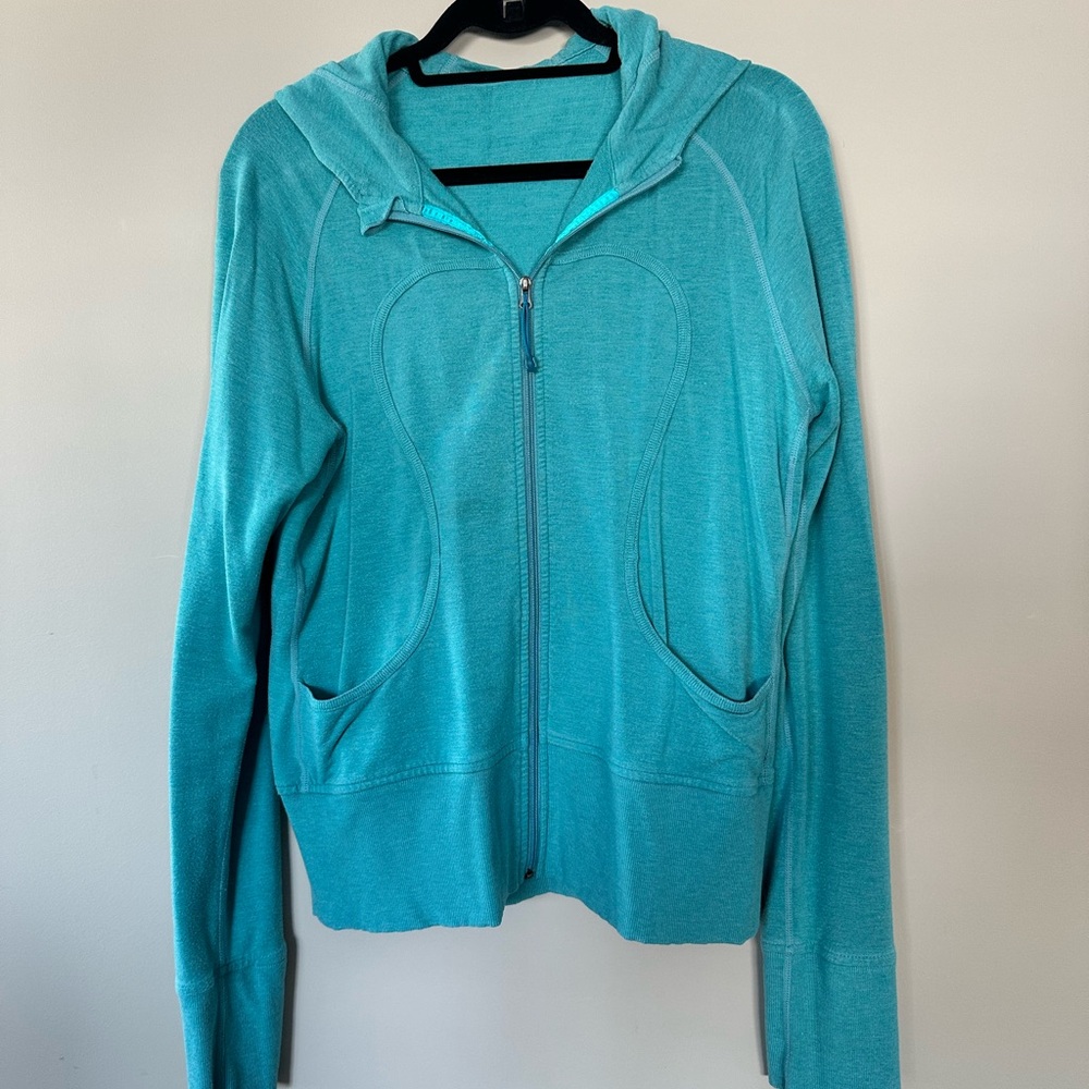 Lululemon VINTAGE Women's Teal Zip-Up Hoodie